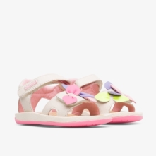 Camper Twins Sandals Cream - Kids Singapore ULEUGD-065